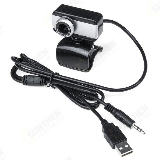 HD USB Desktop Computer Laptop Digital Full Web Camera Webcam Cam W/ Microphone