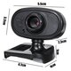 HD USB Webcam with Built-in Microphone Video Web Class Camera PC Laptop Desktop