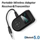 [LCD Display] BT5.0 Audio Receiver Transmitter EDR AUX 3.5MM 3.5 Jack USB Music Stereo Wireless Adapters Dongle For Car TV PC Speaker