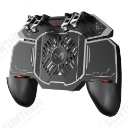 AK88 1200mAh SIX Finger Cooling Fan Gamepad Control Gamepad Controller for PUBG Mobile Game for Android iOS AK88 1200mAh SIX Finger Cooling Fan Gamepad Control Gamepad Controller for PUBG Mobile Game for Android iOS