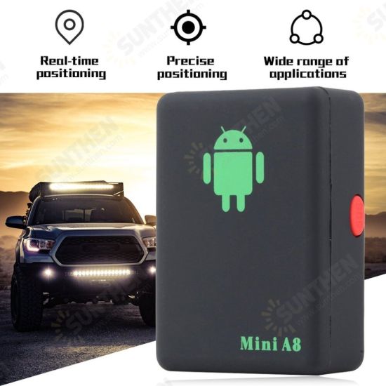 Mini Global A8 GPS Tracker Waterproof Auto Tracker Real-Time GSM/ GPRS/ GPS Tracking Power Tracking Tool For Children Pet Car