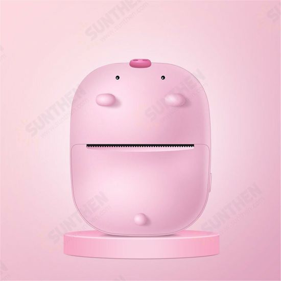 Portable 57MM Mini Cute Thermal / Inkless Printer bluetooth Printing APP Control