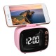Portable Retro Speaker TV Design Mobile Phone Holder Stand bluetooth Alarm Clock