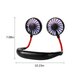 Portable USB Rechargeable Lazy Fan Hanging Neck Cooling With Aromatherapy Fan