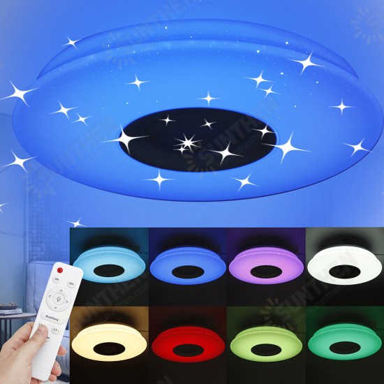 RGB Intelligent LED Audio Light 36cm 110V/220V 36W Smart Control bluetooth WIFI RGB 3D Surround Sound Lights Support Amazon Google and Other Smart Audio