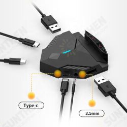 2 Game Adapter Plug Keyboard Mouse Converter for Moblie Phone Game Artifact Android Wired Headset Automatic 2 Game Adapter Plug Keyboard Mouse Converter for Moblie Phone Game Artifact Android Wired Headset Automatic