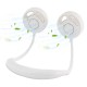 Leafless USB Rechargeable Hanging Neck Fan Portable Travel Silent for Home Outdoor Lazy Small Summer Fan