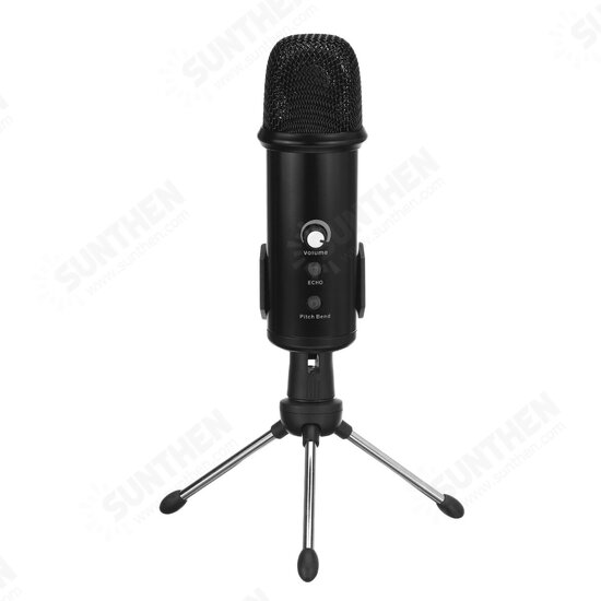 U18-01/03 USB Condenser Recording Microphone Tripod Set