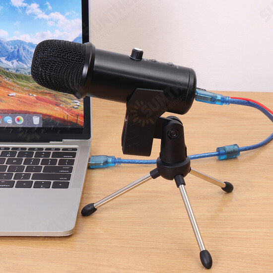 U18-01/03 USB Condenser Recording Microphone Tripod Set