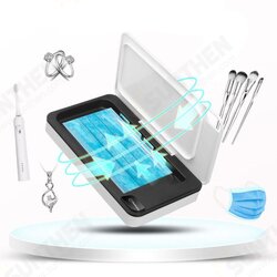 UV Cell Phone Sanitizer Box Wireless Charger Phone Sterilizer Disinfection For Smart Phone Face Mask Watch Jewelry UV Cell Phone Sanitizer Box Wireless Charger Phone Sterilizer Disinfection For Smart Phone Face Mask Watch Jewelry