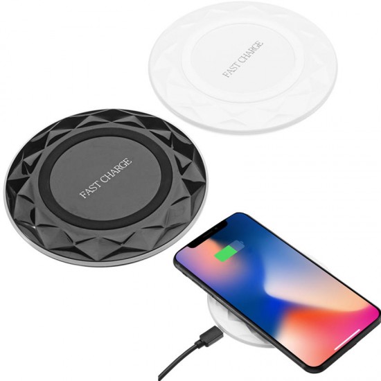 Wireless Fast Charger Thin Charging Pad For iPhone 8/8P iPhone X Samsung S8
