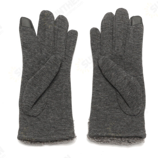 Women Winter Gloves Touch Screen Warm Gloves Outdoor Driving Gloves For Smartphone