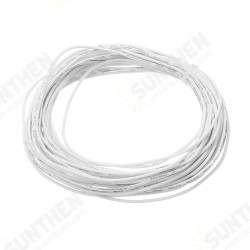 10 Meters 18AWG Electronic Cable Wire Insulated LED Wire White For DIY 10 Meters 18AWG Electronic Cable Wire Insulated LED Wire White For DIY