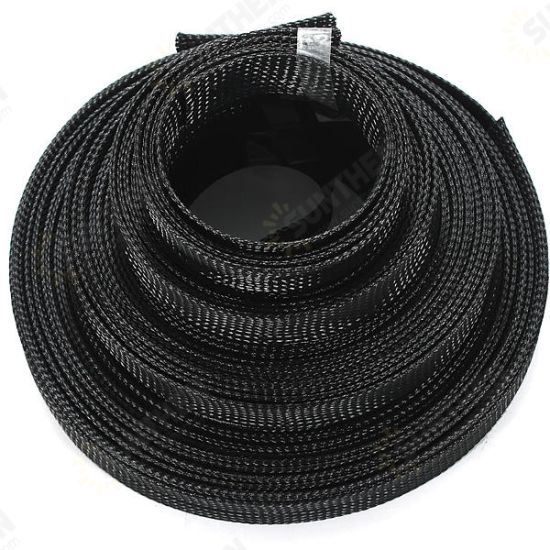 10mm Braided Expandable Auto Wire Cable Sleeving High Density Sheathing