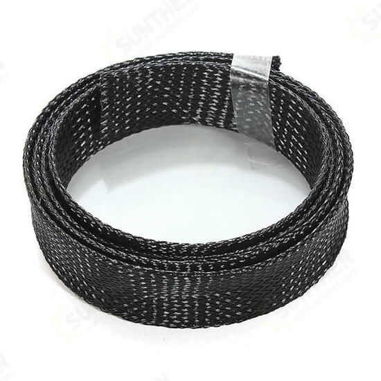 10mm Braided Expandable Auto Wire Cable Sleeving High Density Sheathing