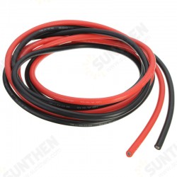 12AWG 3m Gauge Silicone Wire Flexible Stranded Black/Red Copper Cable F/ RC 12AWG 3m Gauge Silicone Wire Flexible Stranded Black/Red Copper Cable F/ RC