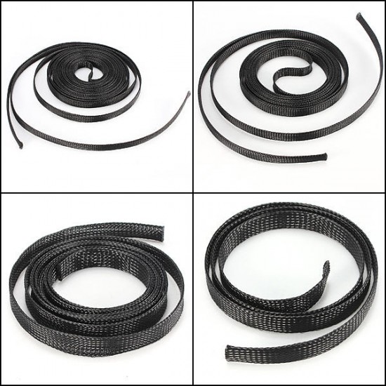 12mm Braided Expandable Sheathing Auto Wire Cable Gland Sleeving