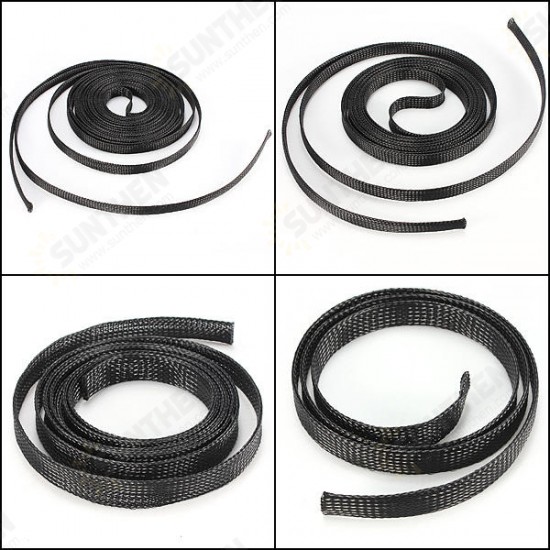 12mm Braided Expandable Sheathing Auto Wire Cable Gland Sleeving