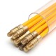 15Pcs 30FT Fiberglass Running Cable Wire Kit Coaxial Electrical Cable Installing Rods Tool