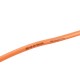 24AWG Flexible Silicone Wire Cable Soft High Temperature Tinned Copper Orange 1/3/5/10M