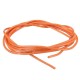 24AWG Flexible Silicone Wire Cable Soft High Temperature Tinned Copper Orange 1/3/5/10M