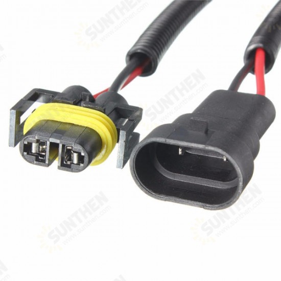 2PCS 9006 To H11 H8 Headlights Conversion Connector Wiring Harness Plug Cable Wires Cables