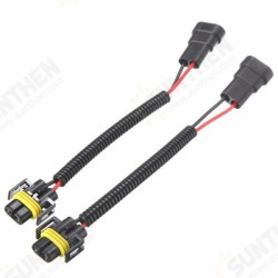 2PCS 9006 To H11 H8 Headlights Conversion Connector Wiring Harness Plug Cable Wires Cables 2PCS 9006 To H11 H8 Headlights Conversion Connector Wiring Harness Plug Cable Wires Cables