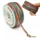 2Pcs 250M 8-Wire Colored Insulated P/N B-30-1000 30AWG Wire Wrapping Cable Wrap Reel