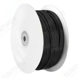 30m 8mm/10mm/12mm/15mm/20mm Expandable Wire Cable Sleeving Braided Tubing Black 30m 8mm/10mm/12mm/15mm/20mm Expandable Wire Cable Sleeving Braided Tubing Black