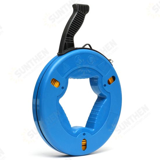 45m/60m/70m Fiberglass Cable Puller Fish Tape Reel Conduit Ducting Rodder Pulling Puller