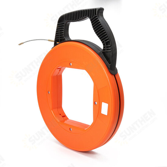 45m/60m/75m Fiberglass Cable Puller Fish Tape Reel Conduit Ducting Rodder Pulling Puller