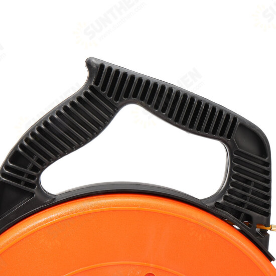 45m/60m/75m Fiberglass Cable Puller Fish Tape Reel Conduit Ducting Rodder Pulling Puller