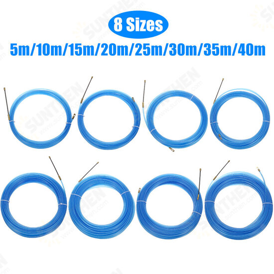 4mm Durable Cable Puller Fiberglass Wire Cable Puller Electrical Tool Fish Tape 5m to 40m Length