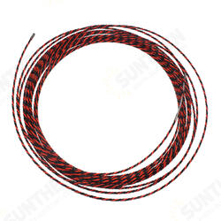 50M 6mm Spiral Cable Push Puller Fish Tape Reel Conduit Ducting Rodder Pulling Puller 50M 6mm Spiral Cable Push Puller Fish Tape Reel Conduit Ducting Rodder Pulling Puller