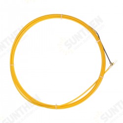 5M/15M/25M 4mm Dia. Fiberglass Cable Puller Fish Tape Reel Conduit Ducting Rodder Pulling Puller 5M/15M/25M 4mm Dia. Fiberglass Cable Puller Fish Tape Reel Conduit Ducting Rodder Pulling Puller