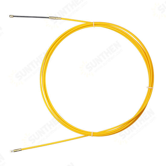 5M/15M/25M 4mm Dia. Fiberglass Cable Puller Fish Tape Reel Conduit Ducting Rodder Pulling Puller