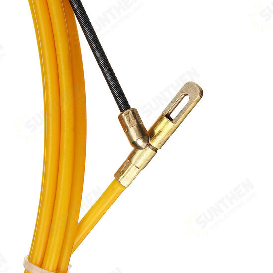 5M/15M/25M 4mm Dia. Fiberglass Cable Puller Fish Tape Reel Conduit Ducting Rodder Pulling Puller