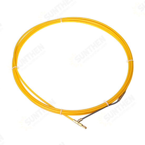 5M/15M/25M 4mm Dia. Fiberglass Cable Puller Fish Tape Reel Conduit Ducting Rodder Pulling Puller