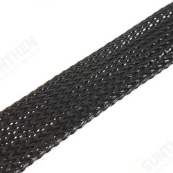 6m 8mm/10mm/12mm/15mm/20mm Wire Cable Sheathing Expandable Sleeving Braided Loom Tubing Black 6m 8mm/10mm/12mm/15mm/20mm Wire Cable Sheathing Expandable Sleeving Braided Loom Tubing Black