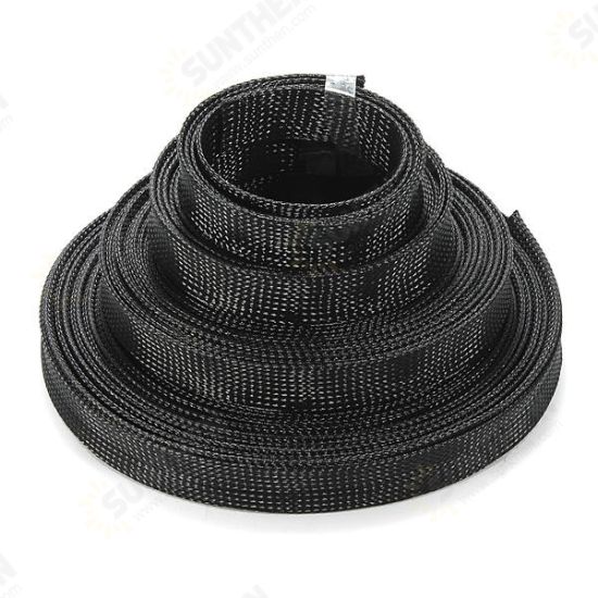 6mm Braided Expandable Auto Wire Cable Sleeving High Density Sheathing