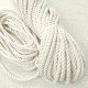 6mm Natural Cotton Cord Twine Braided Rope Cord Sash String Craft Macrame