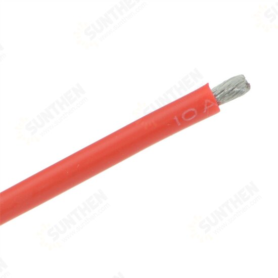 10 Meter Red Silicone Wire Cable 10/12/14/16/18/20/22AWG Flexible Cable