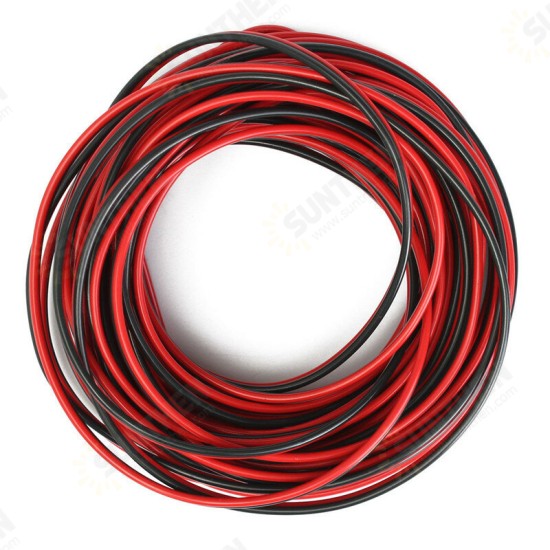 10M 22AWG 72V PVC Insulated Wire 2pin Tinned Copper Cable Electrical Wire For LED Strip Extension