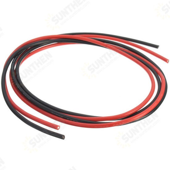 12 AWG 10 Feet 3M Gauge Silicone Wire Flexible Stranded Copper Cables For RC Circuit