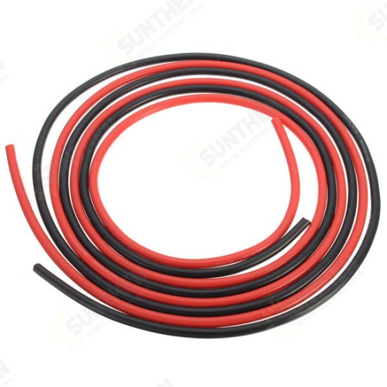 12 AWG 10 Feet 3M Gauge Silicone Wire Flexible Stranded Copper Cables For RC Circuit