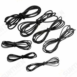2 Meter Black Silicone Wire Cable 10/12/14/16/18/20/22AWG Flexible Cable 2 Meter Black Silicone Wire Cable 10/12/14/16/18/20/22AWG Flexible Cable