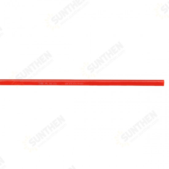 2 Meter Red Silicone Wire Cable 10/12/14/16/18/20/22AWG Flexible Cable