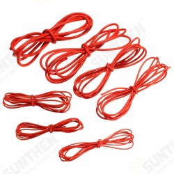 2 Meter Red Silicone Wire Cable 10/12/14/16/18/20/22AWG Flexible Cable 2 Meter Red Silicone Wire Cable 10/12/14/16/18/20/22AWG Flexible Cable