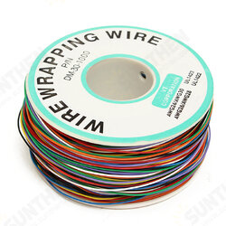 250M 8-Wire Colored Insulated P/N B-30-1000 30AWG Wire Wrapping Cable Wrap Reel 250M 8-Wire Colored Insulated P/N B-30-1000 30AWG Wire Wrapping Cable Wrap Reel