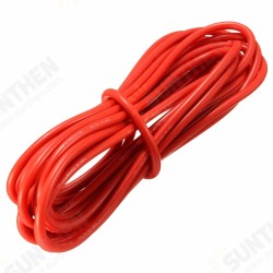 5 Meter Red Silicone Wire Cable 10/12/14/16/18/20/22AWG Flexible Cable 5 Meter Red Silicone Wire Cable 10/12/14/16/18/20/22AWG Flexible Cable
